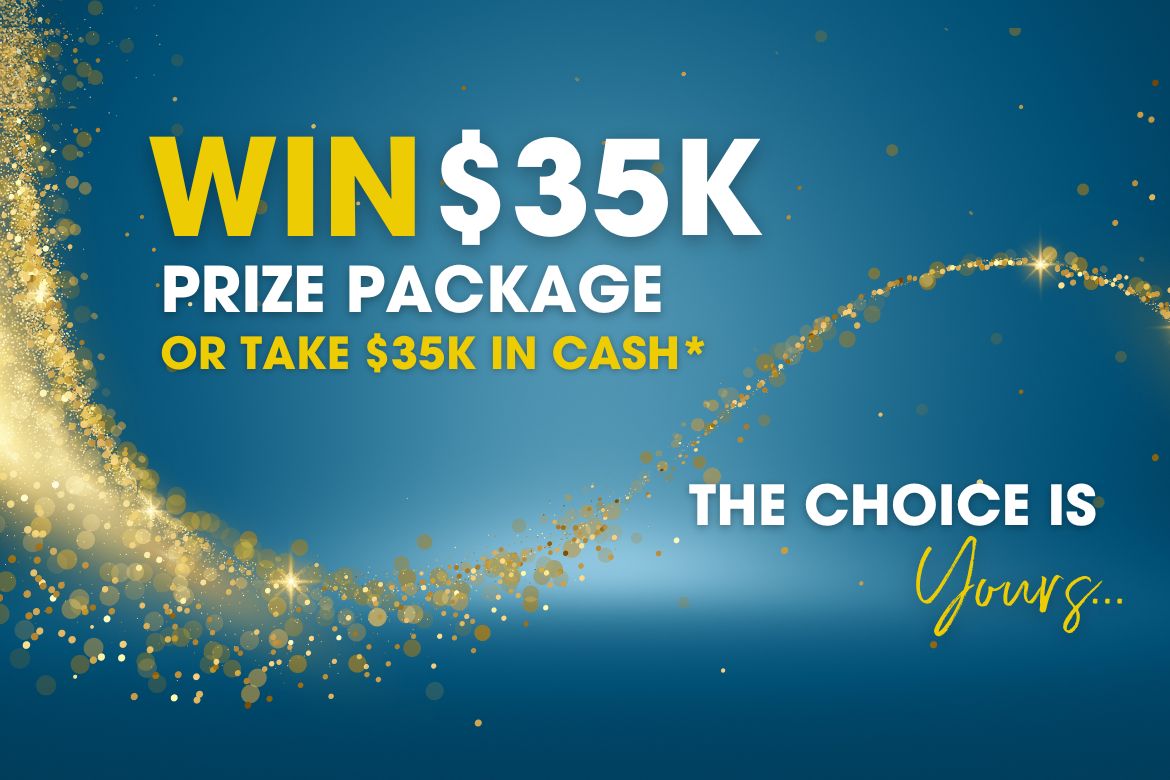 Win a $35K life changing prize package